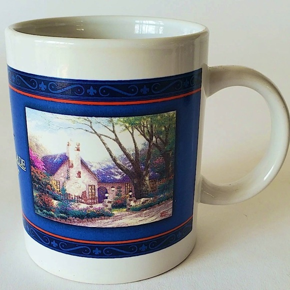 Thomas Kinkade Coffee Tea Mug Painter of Light Morning Glory Cottage 2003. - Picture 3 of 5